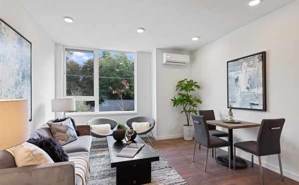 Living Room and Dining Area at 10843 11th Ave NE