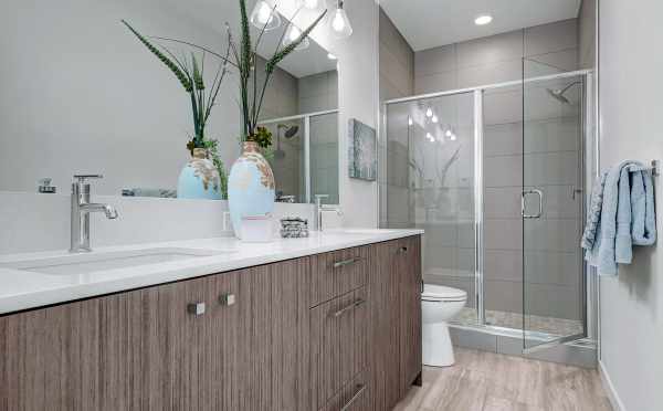 Master Bathroom at 1539B 14th Ave S, One of the Hawk's Nest Townhomes