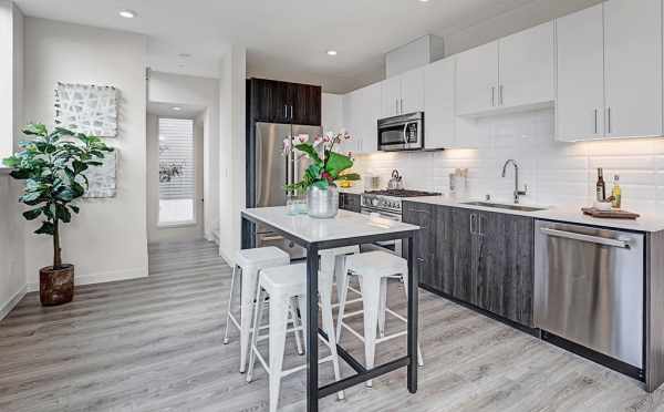 Kitchen at 7219 5th Ave NE in Verde Towns 3 by Isola Homes