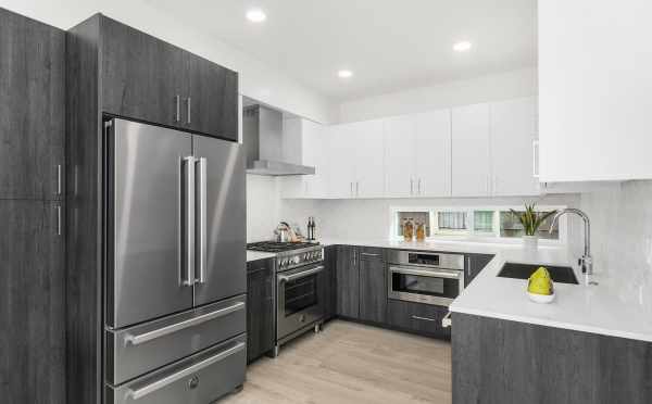 Kitchen at 2430 Boyer Ave E, One of the Baymont Townhomes by Isola Homes