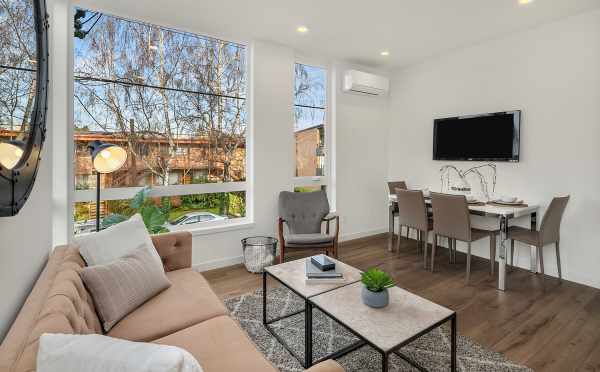 Living Room and Dining Area at 6539 4th Ave NE, a Bloom Townhomes