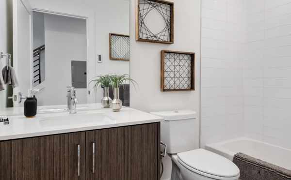 First-Floor Bathroom at 1105F 14th Ave in Corazon Central