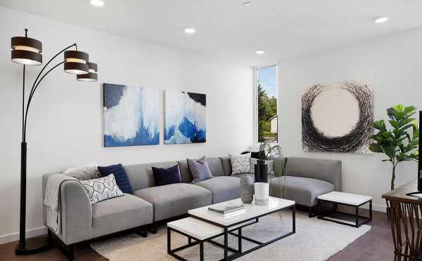 Living Room in One of the Isla Townhomes at 3062E SW Avalon Way