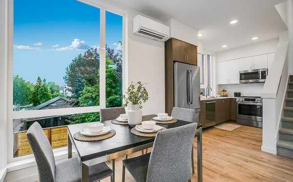 Dining Room and Kitchen at 6111 17th Ave NW