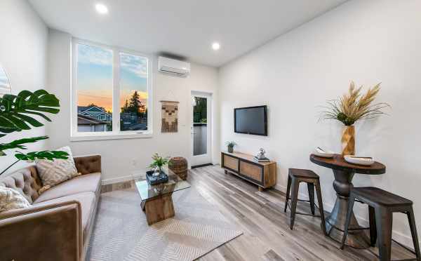 Living Room at 8509B 16th Ave NW, One of the Ryden Townhomes