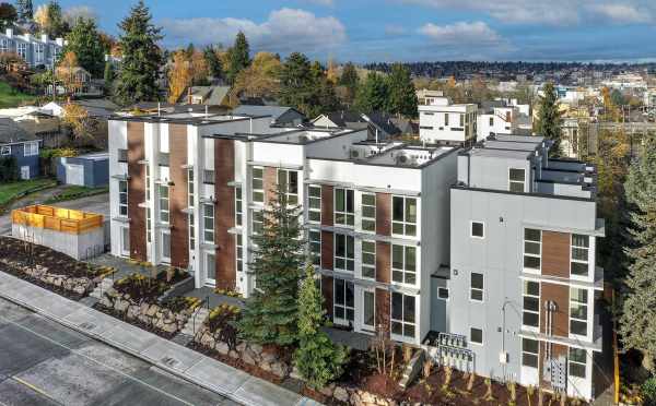 Aerial View of the Walden Townhomes in Magnolia