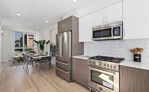 Kitchen and Dining Area at 6309F 9th Ave NE in Zenith Towns East