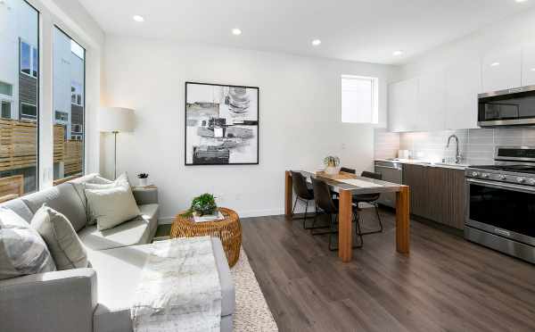 Living Room and Kitchen at 4719A 32nd Ave S