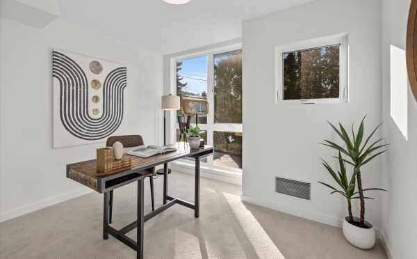 Second Bedroom at 5610 NE 60th St, One of the Kendal Townhomes in the Windermere Neighborhood of Seattle