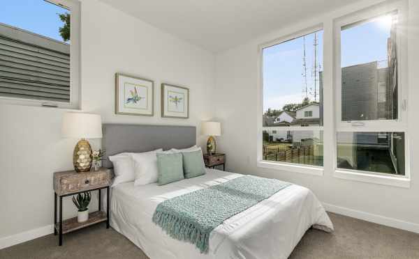 First Bedroom at 1641 22nd Ave, One of the Central 22 Townhomes