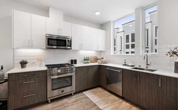 Kitchen at 1105F 14th Ave, in Corazon Central