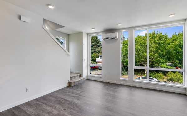 Living Room at 1703 NW 62nd St in the Kai Townhomes in Ballard