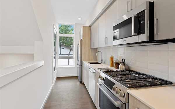 Kitchen at 10843 11th Ave NE in the Lily Townhomes