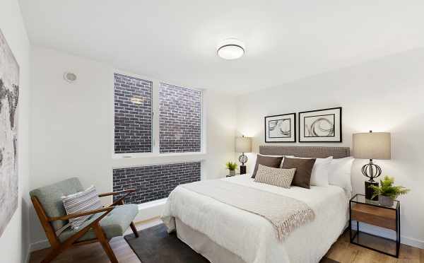 Master Bedroom in One of The Wyn Townhomes, Located on E Howell Street in Capitol Hill