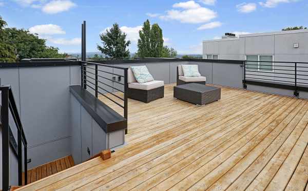 Roof Deck at the Hawk's Nest Townhomes