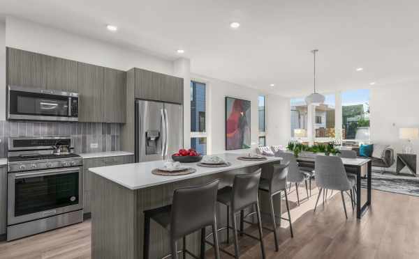 View from the Kitchen to the Dining Area at 1647 22nd Ave