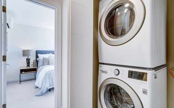 Laundry Area Near the Owner's Suite at 14339E Stone Ave N, One of the Maya Townhomes