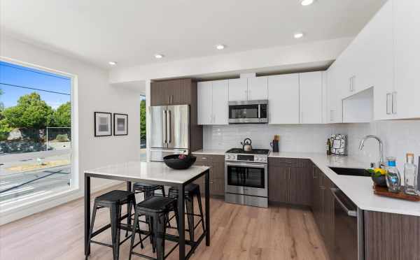 Dining Area and Kitchen at 6421 14th Ave NW, One of the Oleana Townhomes