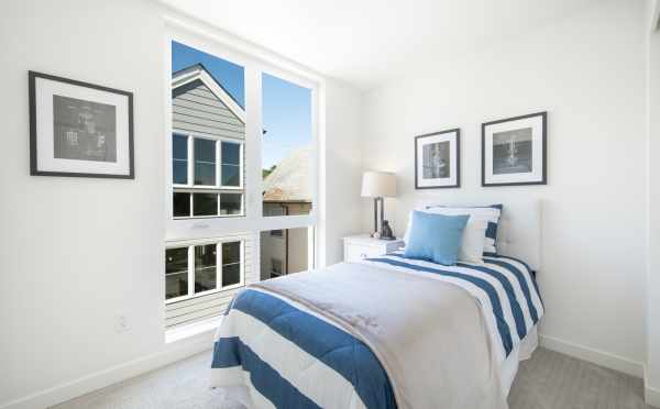 Second Bedroom at 1734A NW 62nd St, One of the Taran Townhomes in Ballard