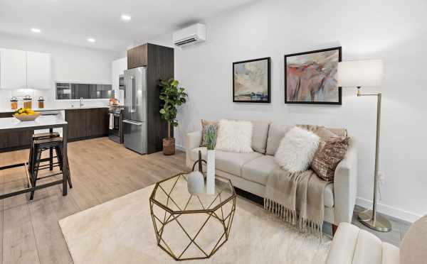 View from the Living Room to the Kitchen at 1279 N 145th St