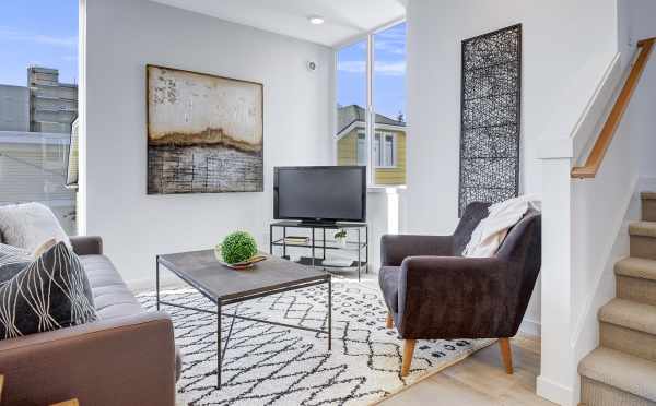 Living Room at 437B NE 73rd St in Verde Towns 1