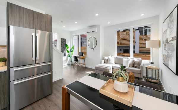 View from the Kitchen to the Living Room at 4719A 32nd Ave S