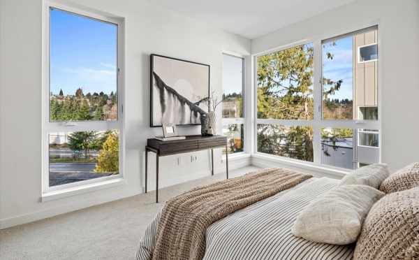 Owner's Suite at 5610 NE 60th St, One of the Kendal Townhomes by Isola Homes