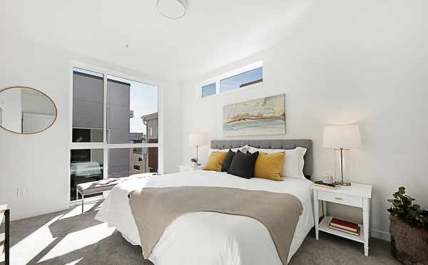Master Bedroom of 7528A 15th Ave NW, Townhome in Talta Ballard