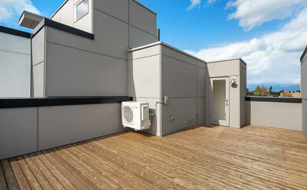 Roof Deck at 1644 E 20th Ave in the Avani Townhomes