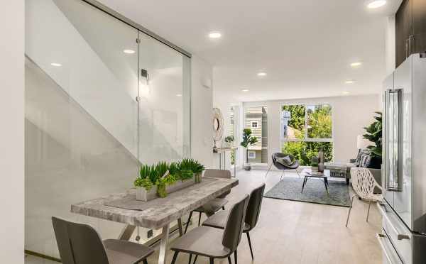 Glass Curtain Wall Off the Kitchen in 2508 Everett Ave E