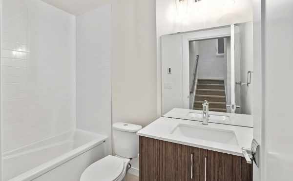 Second-Floor Bathroom at 3238A 14th Ave W