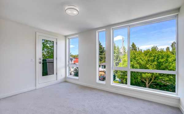 Master Bedroom at 1703 NW 62nd St in the Kai Townhomes