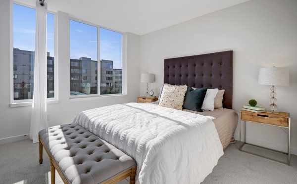 Master Bedroom at One of the Verde Towns 1 at 437D NE 73rd St