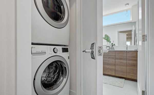 Laundry Area off the Master Bath at 3549 Wallingford Ave N