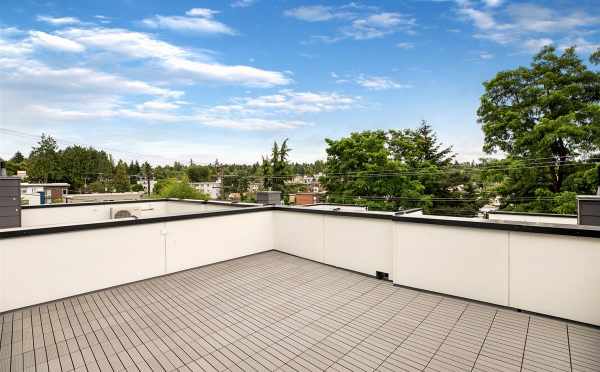 Roof Deck of 5111B Ravenna Ave NE, One of the Tremont Townhomes