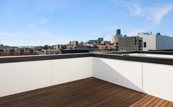 Roof Deck at 1112 13th Avenue in Seattle