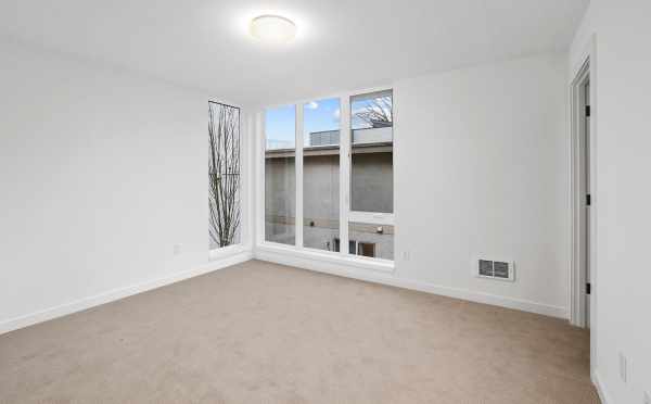 Second Bedroom at 3238A 14th Ave W, One of the Harloe Townhomes in North Queen Anne