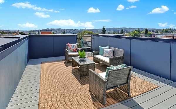 Roof Deck at One of the Lifa East Townhomes