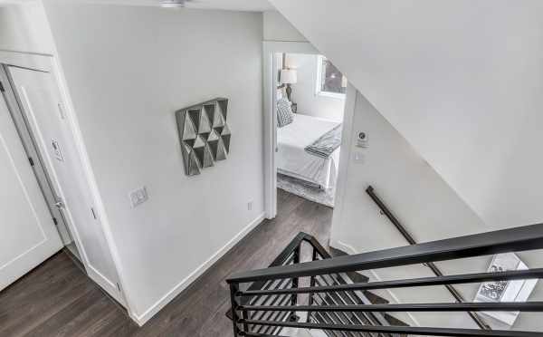 View from the Stairway into the Second Bedroom at 1724B 11th Ave