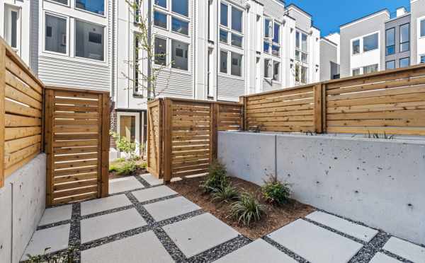 Patio Off the First-Floor Bedroom at 1105B 14th Ave