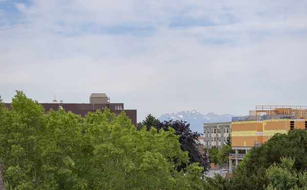 Mountain Views from the Roof Deck of The Wyn Townhomes