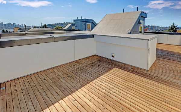 Roof Deck at 3549 Wallingford Ave N of the Lucca Townhomes