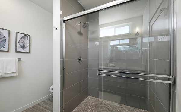 Master Bath Shower in 7528A 15th Ave NW, Townhome in Talta Ballard