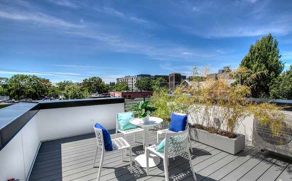 Roof Deck at 422F 10th Ave E