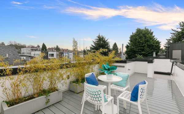 Rooftop Deck at 418F 10th Ave E, One of the Core 6.2 Townhomes