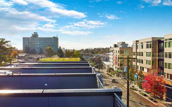 View from the Roof Decks at the Emory Townhomes in Green Lake