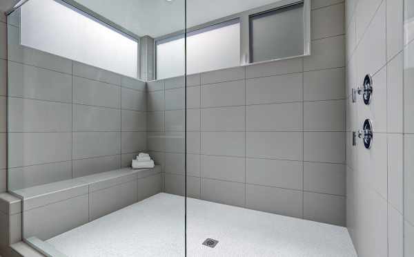 Shower in the Master Bathroom of the Single-Family Home at Lifa East