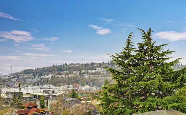 Views of Queen Anne and Downtown from the Roof Deck of 3525 Wallingford Ave N