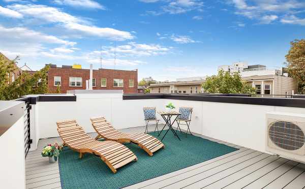 Rooftop Deck at One of The Wyn Townhomes in Capitol Hill