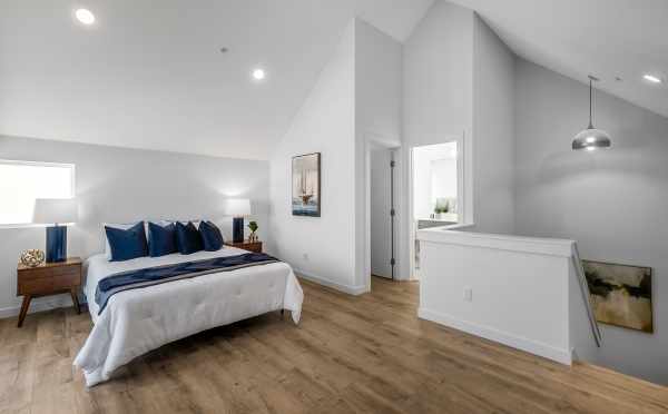 Vaulted Ceilings in the Third-Floor Bonus Room at 8559 Mary Ave NW